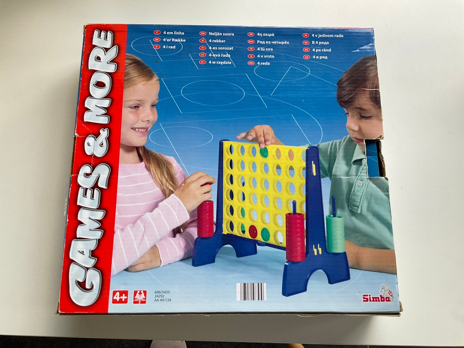 Spelletje vier op een rij, Een of twee spelers, Ophalen of Verzenden, Gebruikt