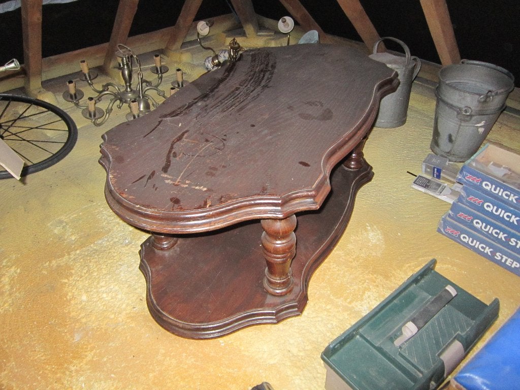 Salontafel massief eik, Antiek en Kunst, Ophalen