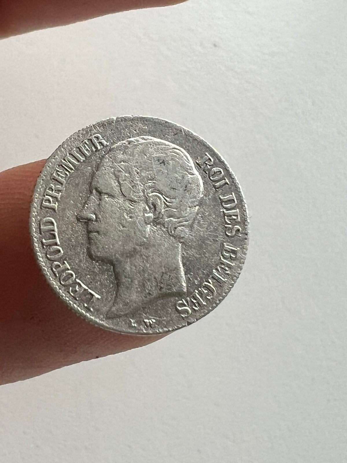 20 cents  België 1820 Leopold I, Ophalen