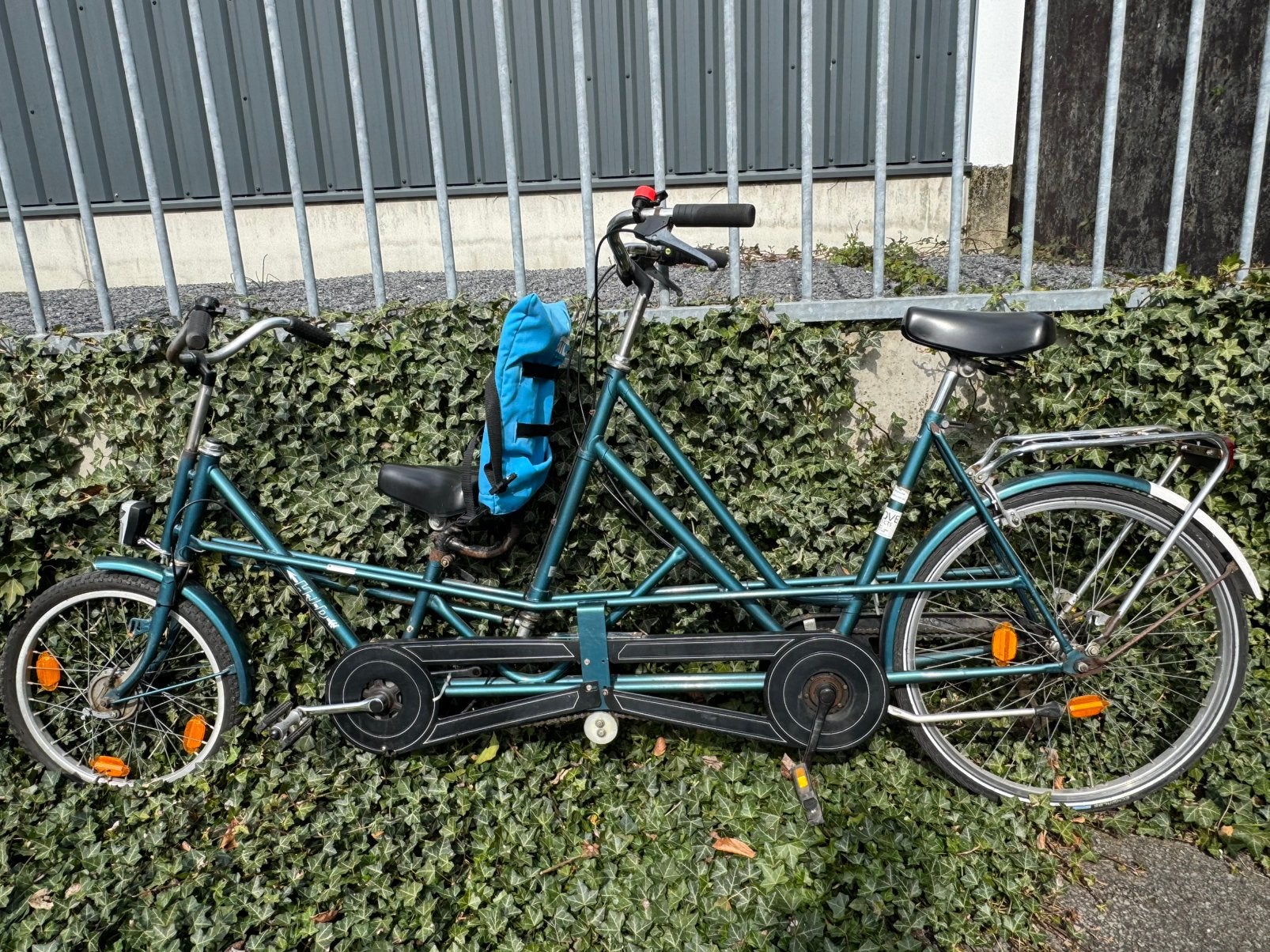 HJD ouder-kind tandem fiets, Fietsen en Brommers, Fietsen | Tandems, Ophalen, Gebruikt, Minder dan 10 versnellingen