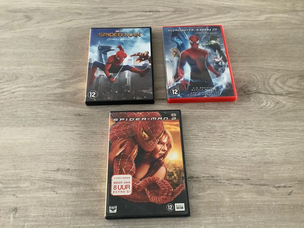 Marvel Spider-Man verschillende DVD'S, Vanaf 12 jaar, Ophalen of Verzenden, Zo goed als nieuw, Actie