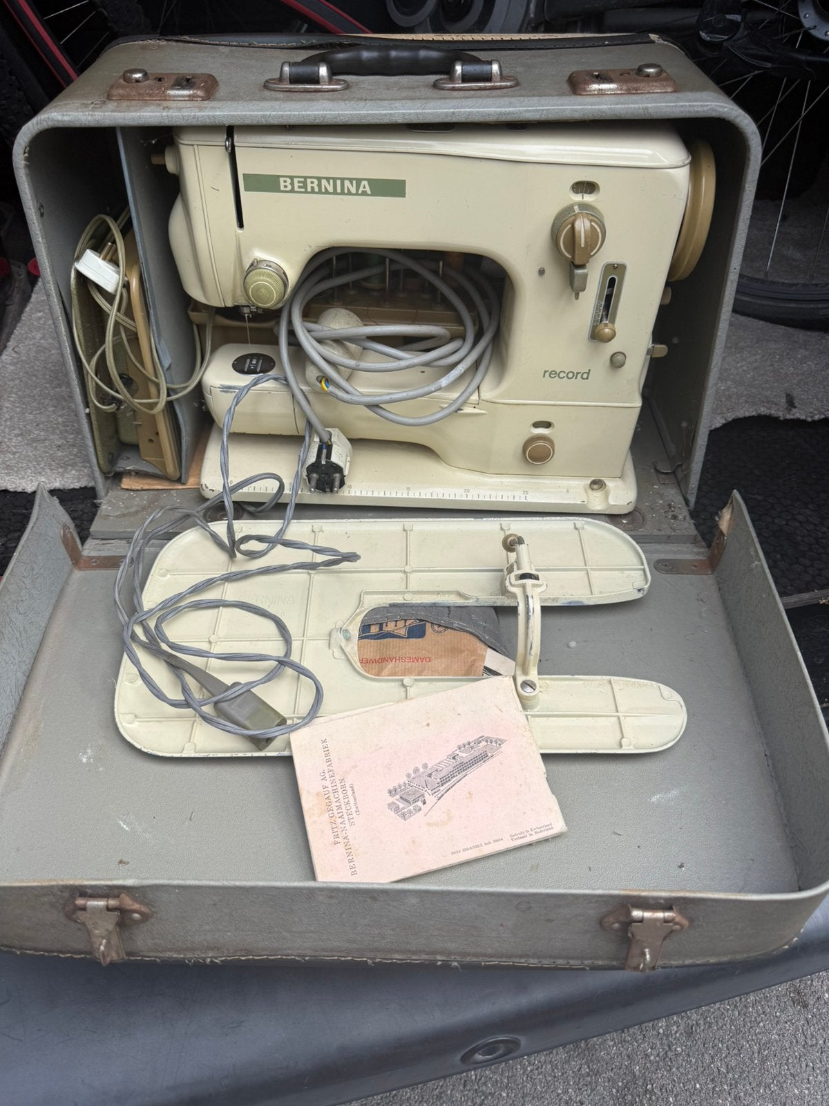 Bernina platennaaimachine, Antiek en Kunst, Ophalen