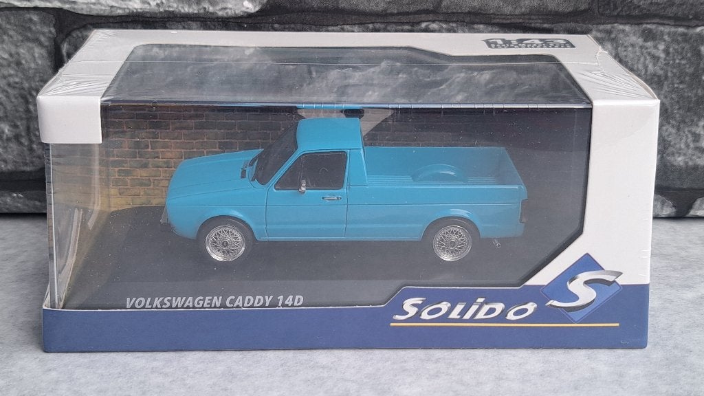 VW CADDY MK1 BLUE 1/43ème, Enlèvement ou Envoi, Solido, Voiture, Solido