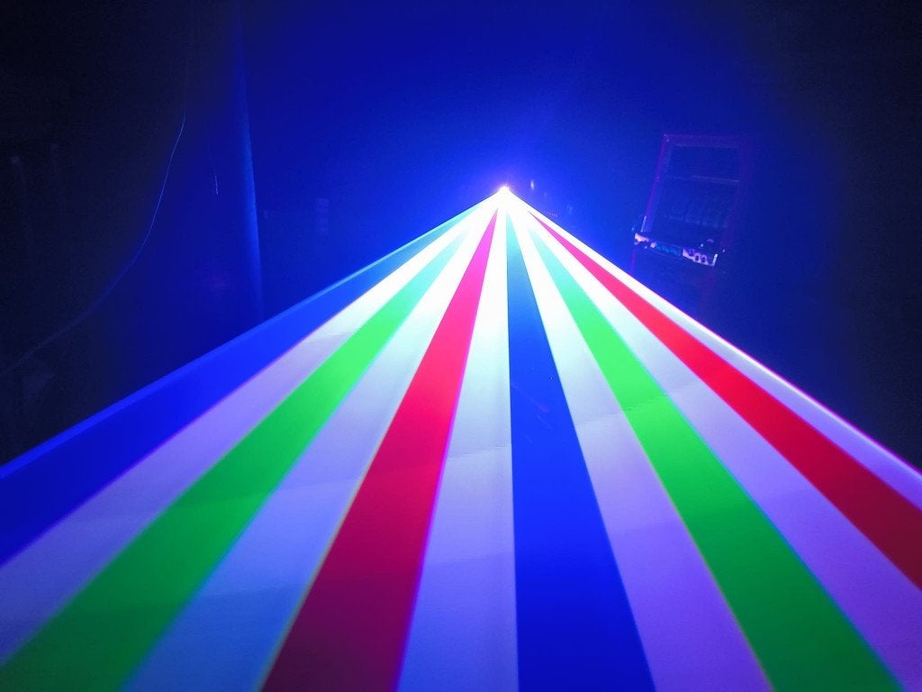 SUPEPROMO Nieuwe First Class 16W Fullcolor Laser 50kpps,Ilda, Ophalen of Verzenden, Nieuw, Licht, Geluidgestuurd