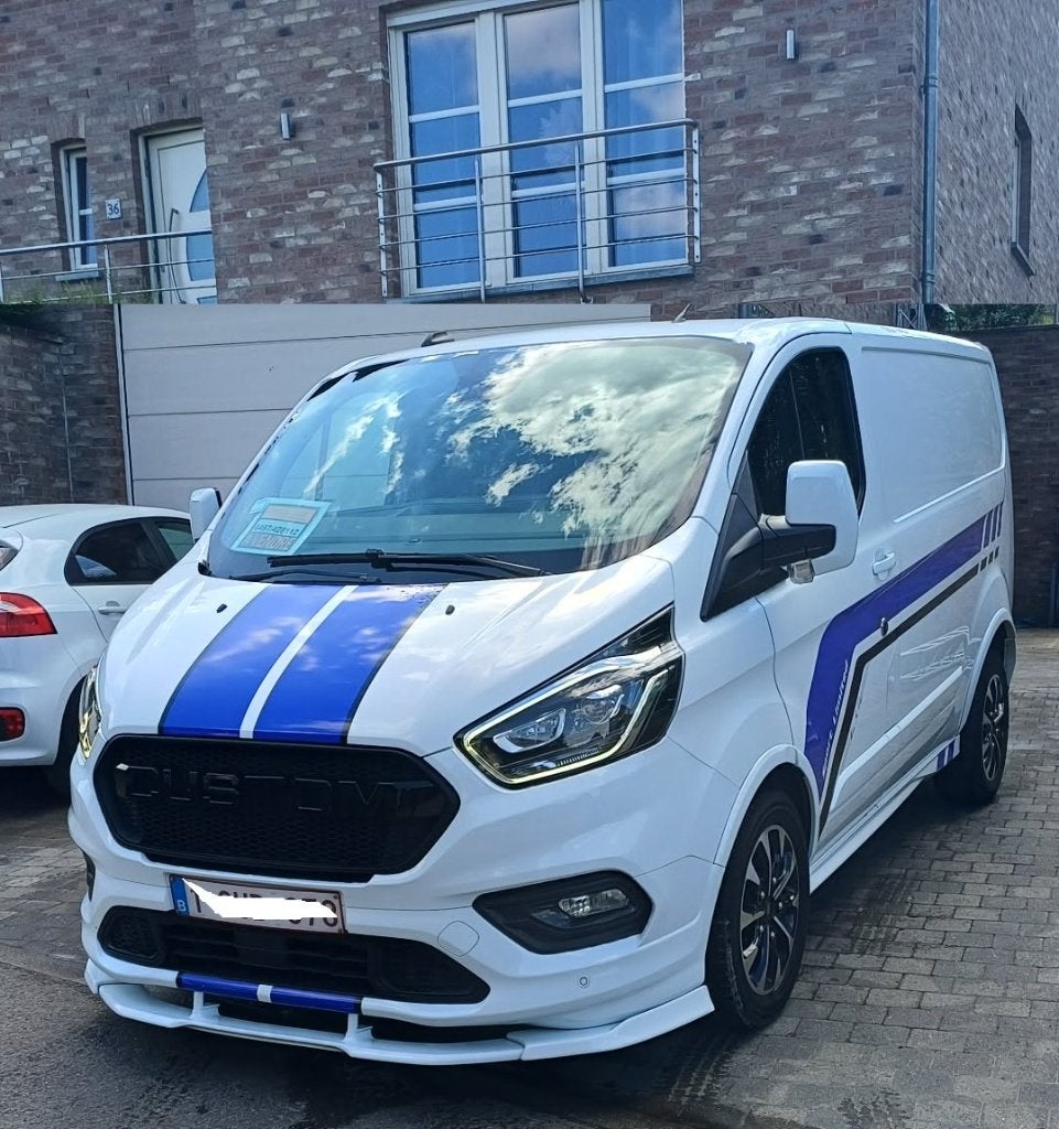 Ford transit custom Sport, 1995 cc, Leder en Stof, Wit, Diesel