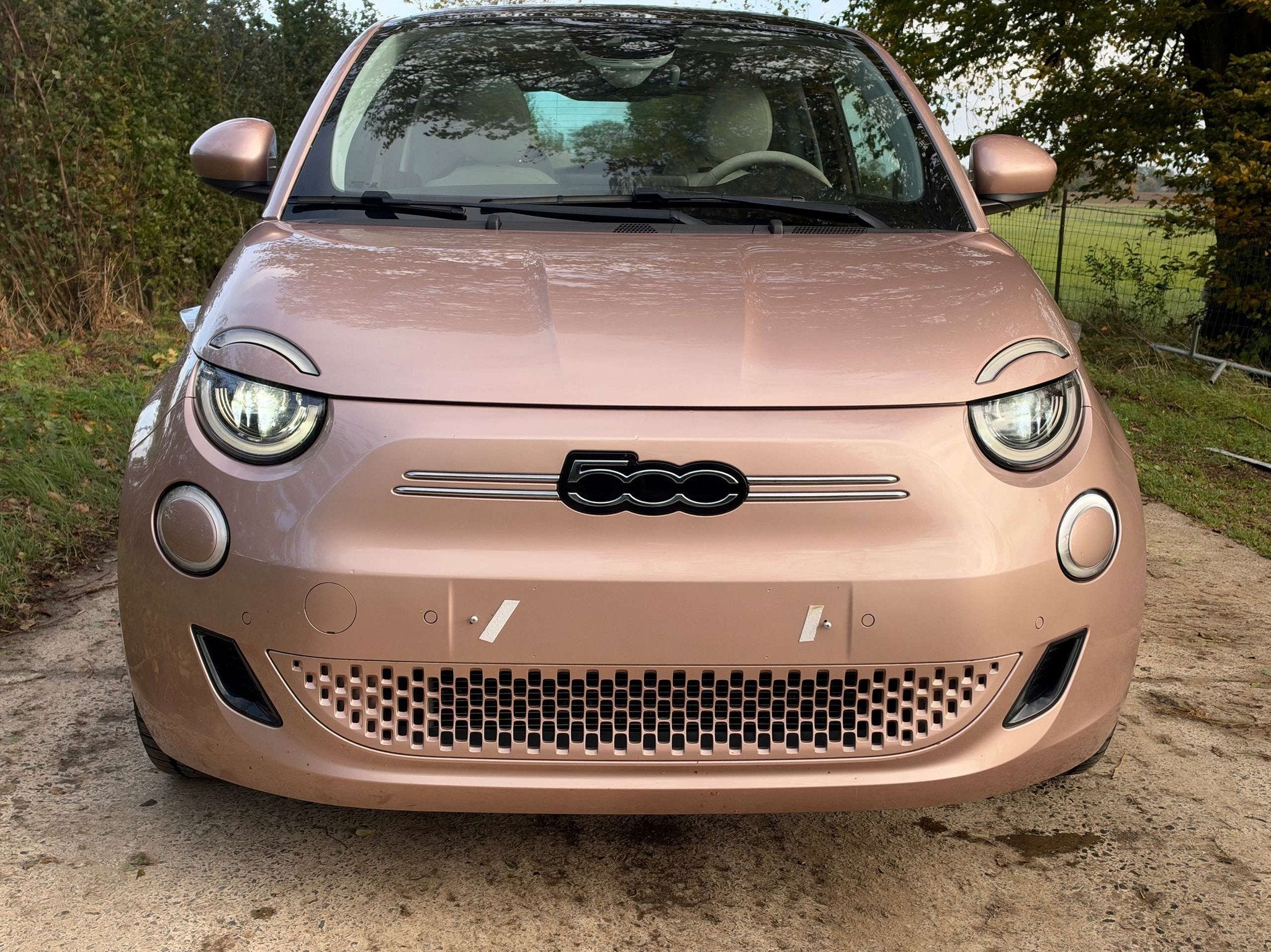Fiat 500E 42 kWh La Prima berline Prix TVAC Toit pano Possib, 4 zetels, Overige kleuren, Leder, Berline