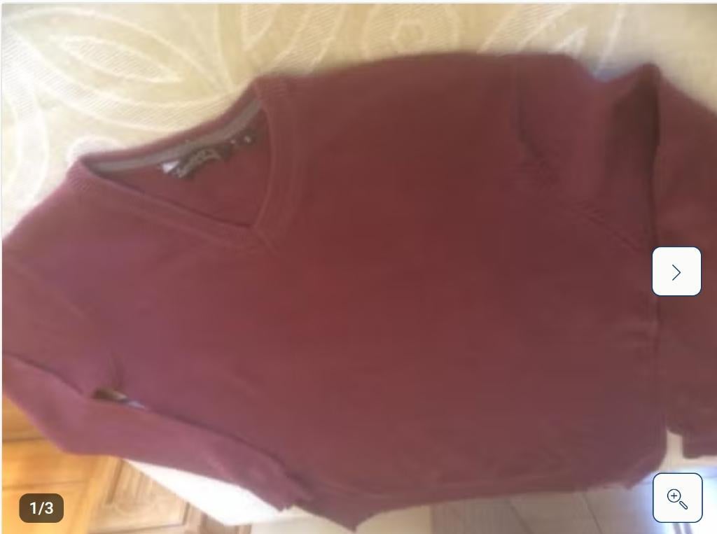 Trui vintage maat S, Kleding | Heren, Truien en Vesten, Ophalen of Verzenden, Zo goed als nieuw, Maat 46 (S) of kleiner, Rood