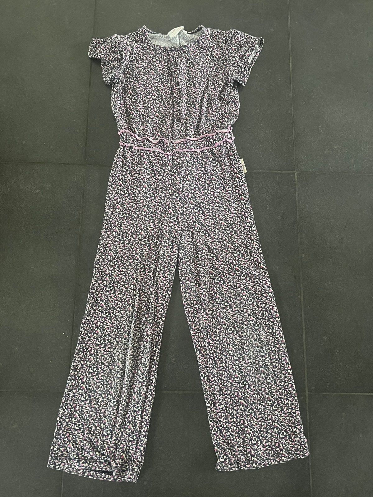 Jumpsuit Jubel paars - maat 128, Ophalen of Verzenden, Gebruikt, Meisje, Overige typen