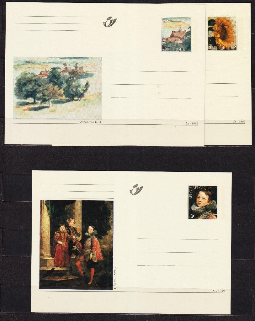 België 1999 Geïllustreerde briefkaarten BK71-BK78 **, Ophalen of Verzenden, Briefkaart