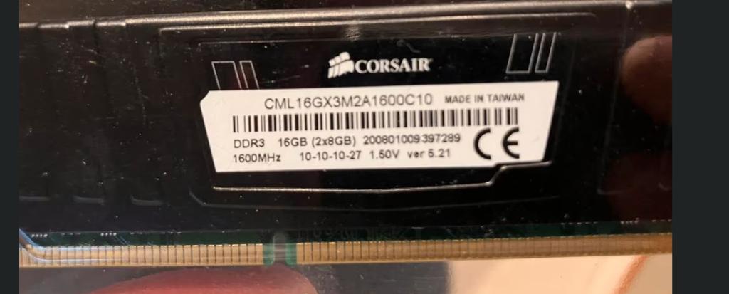 Corsair Vengeance LP 16GB DDR3, DDR3, Ophalen of Verzenden, Zo goed als nieuw, Desktop