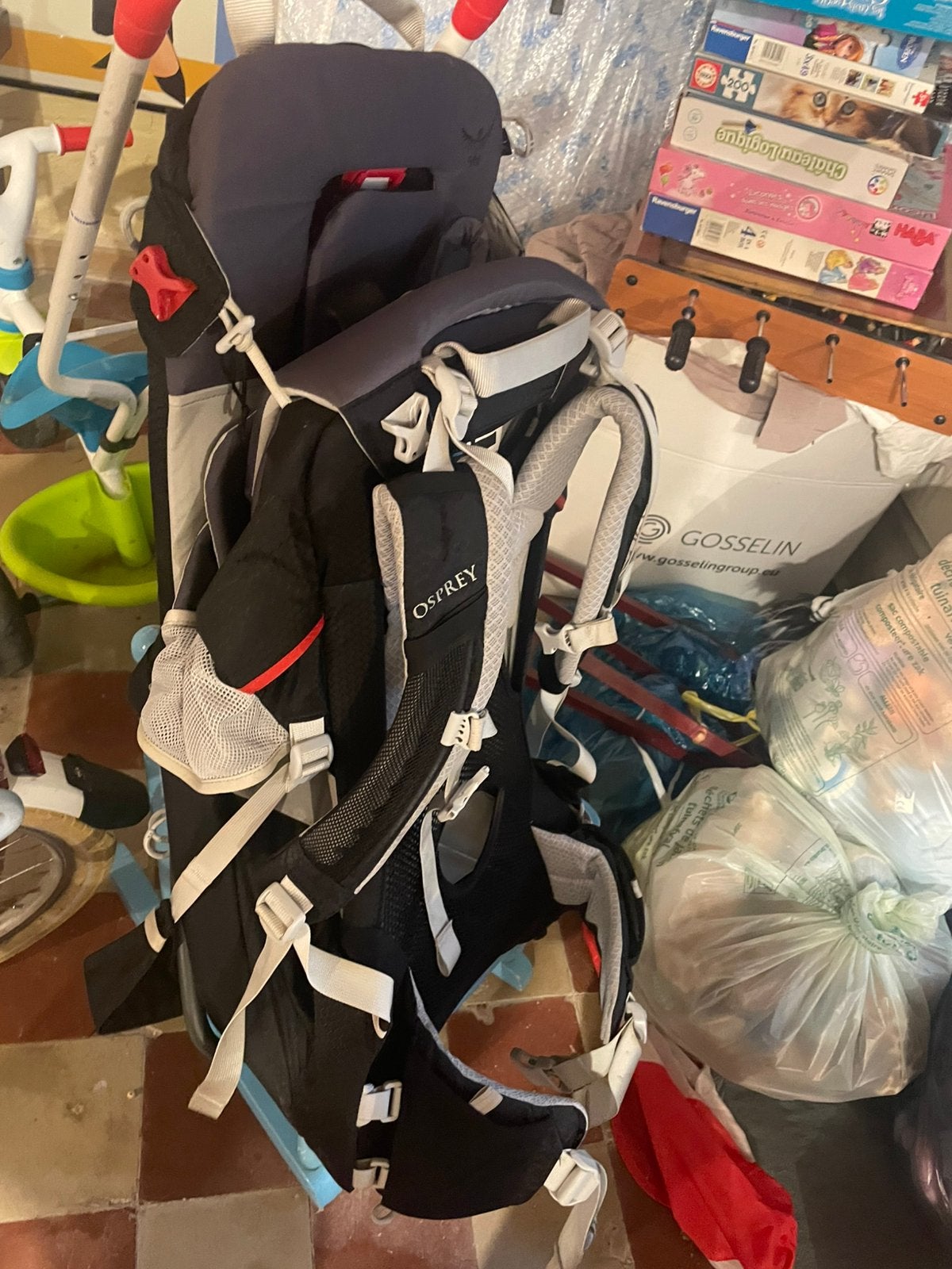 Porte-bébé sac à dos osprey, Enlèvement, Comme neuf