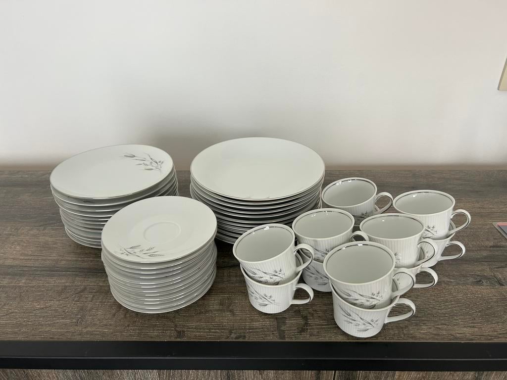 12 delig servies, Ophalen