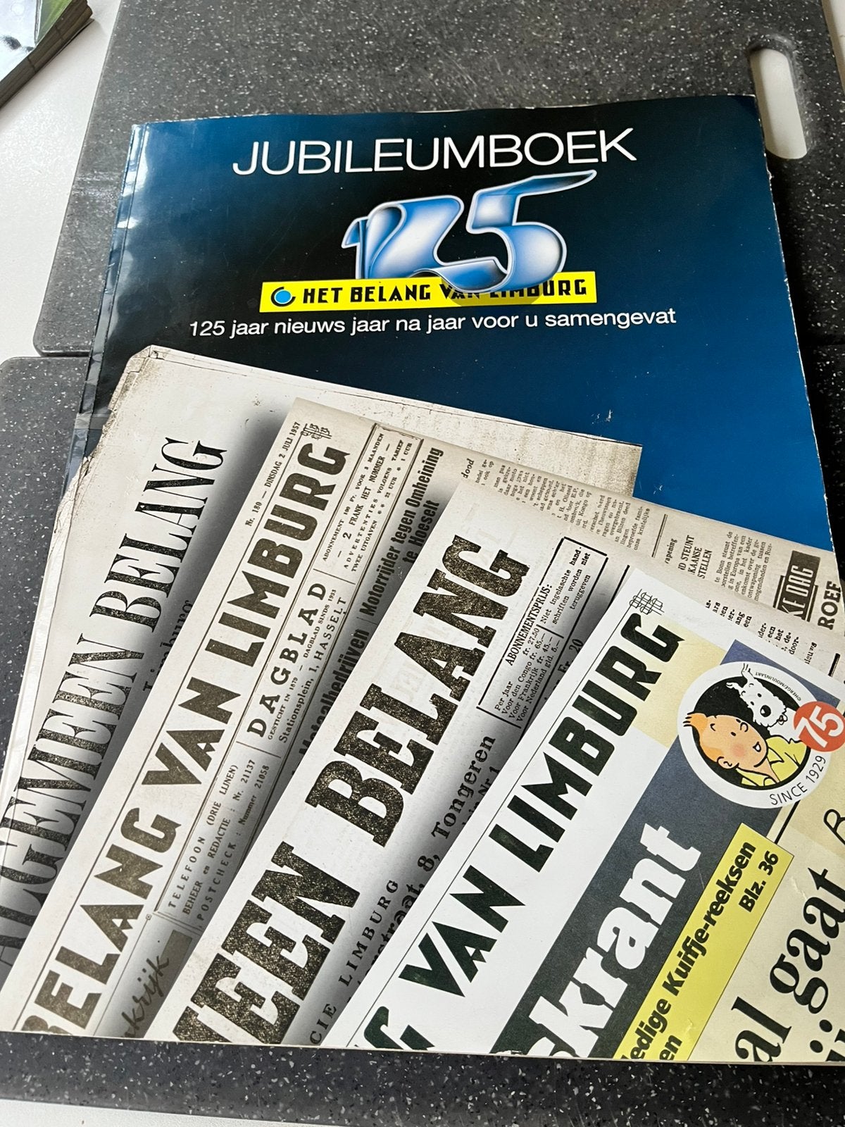 JUBILEUM BOEK 125j BELANG VAN LIMBURG, Verzamelen, Tijdschriften, Kranten en Knipsels, Ophalen