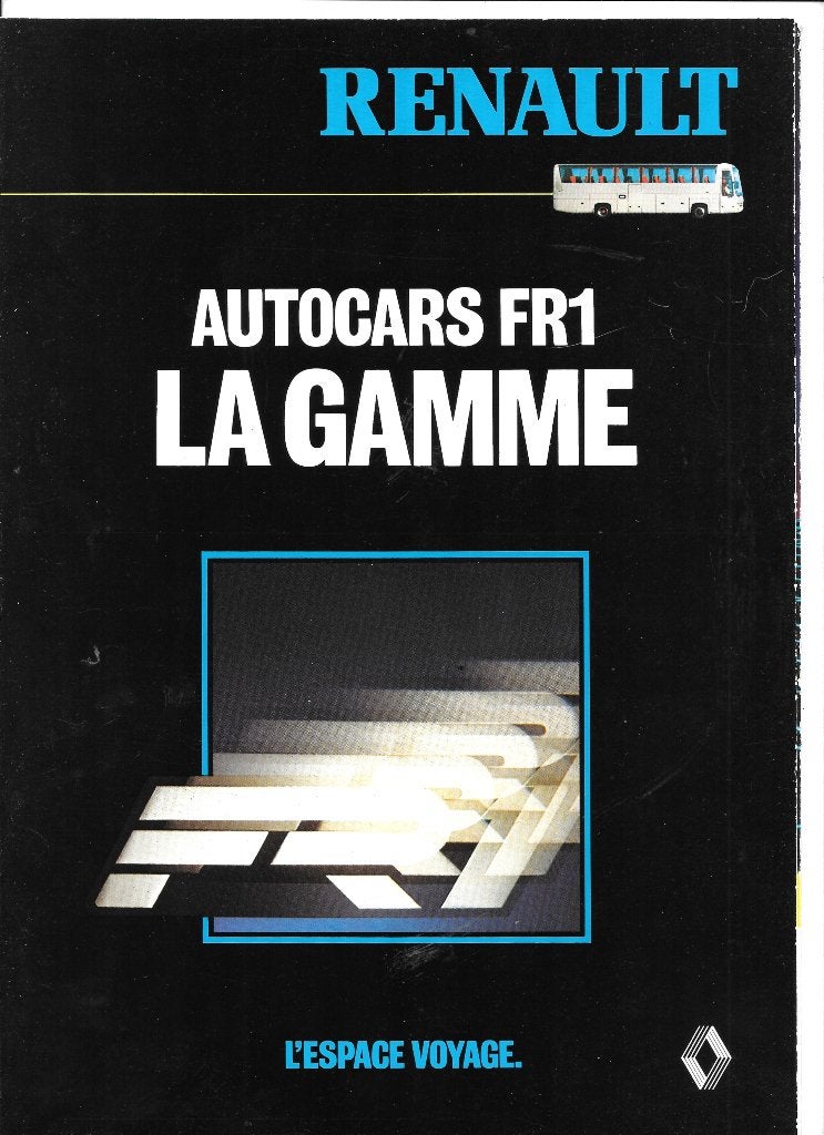 RENAULT FR1,  3 salesfolders, Ophalen of Verzenden, Zo goed als nieuw, Renault
