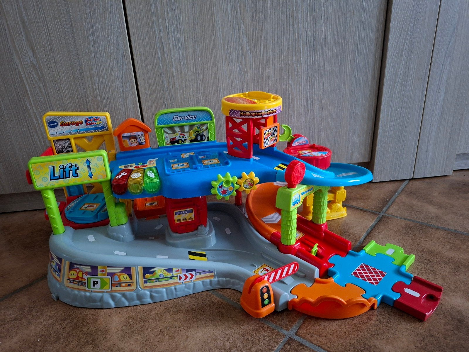 Vtech toet toet auto's garage., Enlèvement, Comme neuf