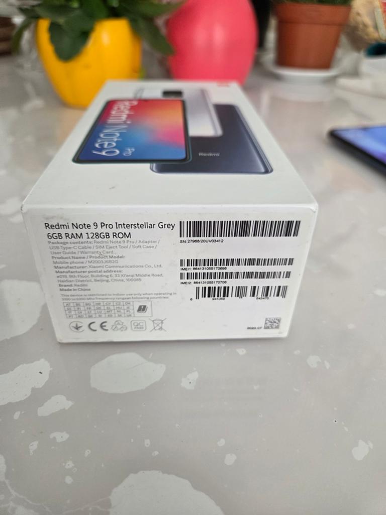REDMİ NOTE 9 PRO, Enlèvement