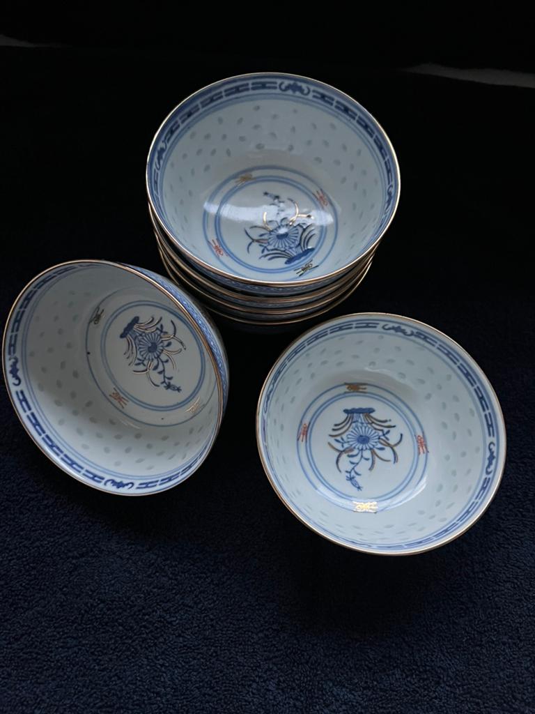 Antieke Chinese soep/eetkommetjes, Antiek en Kunst, Ophalen