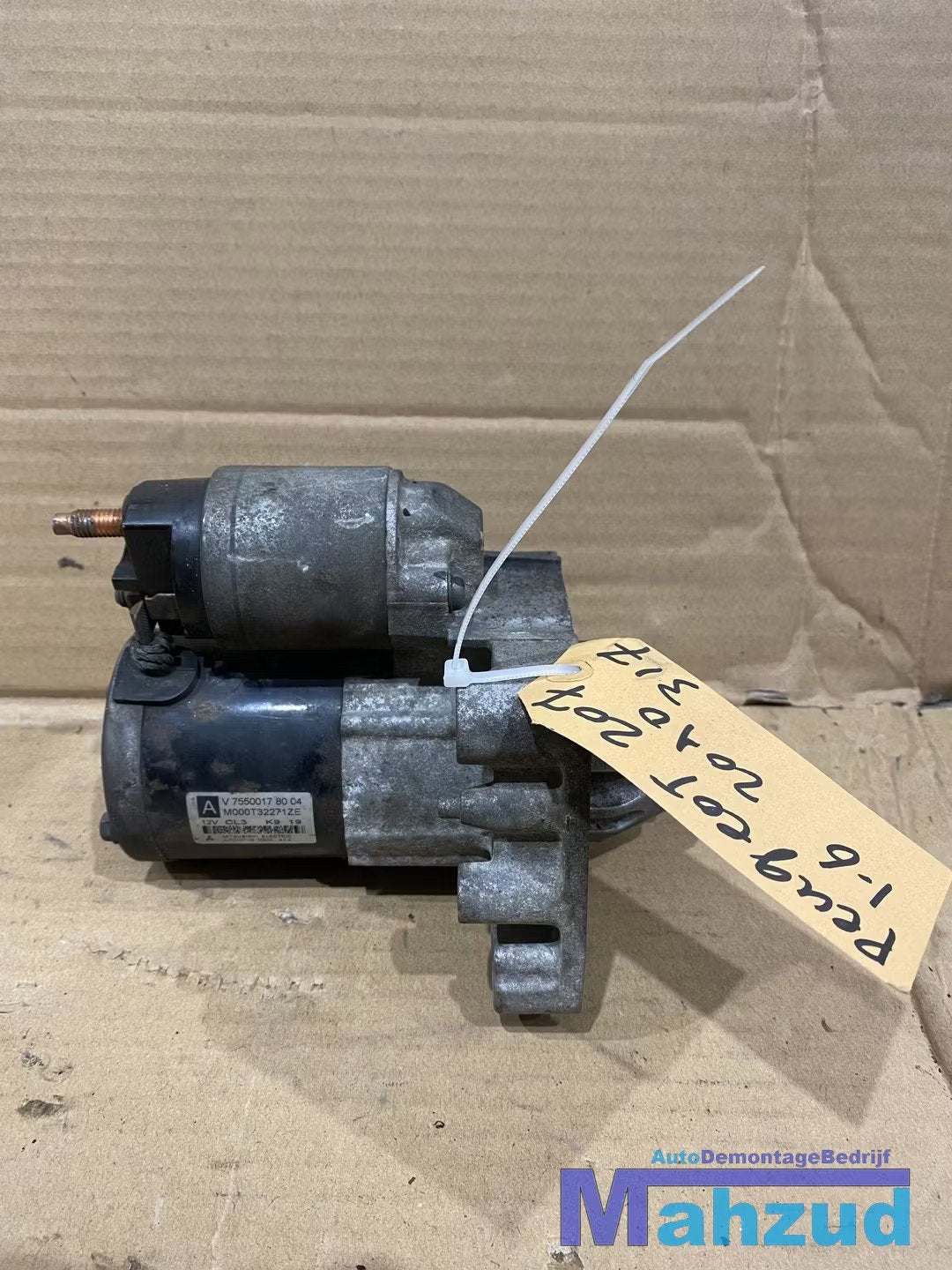PEUGEOT 207 1.6 Startmotor V75500178004 2006-2015, Auto-onderdelen, Taurusavenue 1
2132 LS  Hoofddorp, NL, Gebruikt, Contact.group@renault.com