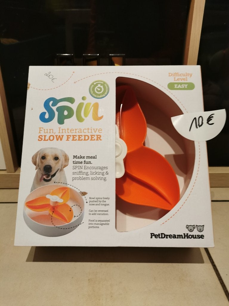 Gamelle anti-glouton interactive PetDreamHouse SPIN, Animaux & Accessoires, Enlèvement ou Envoi, Comme neuf