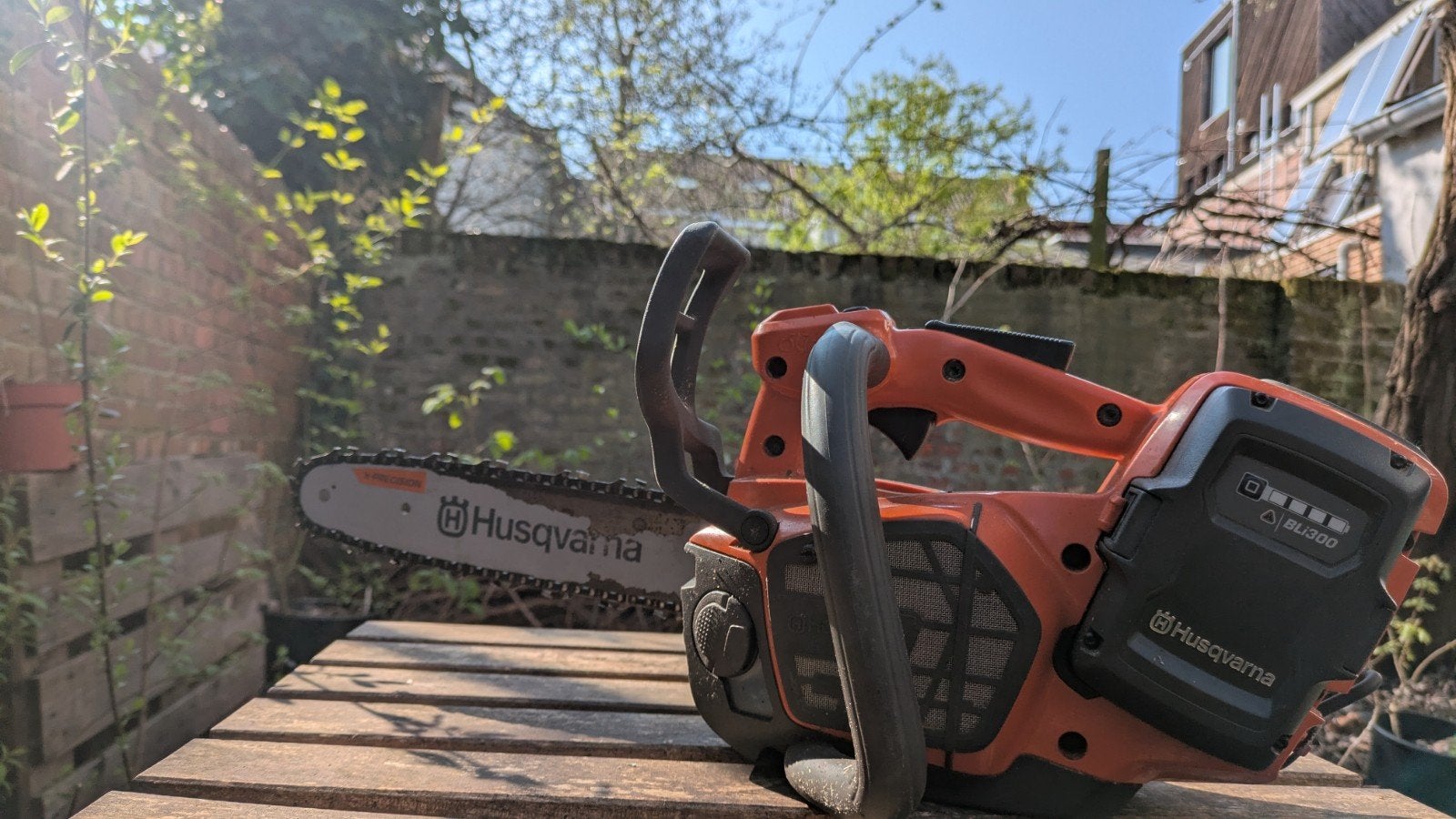 Husqvarna tophandle, Tuin en Terras, Ophalen, Zo goed als nieuw, Accu, Husqvarna
