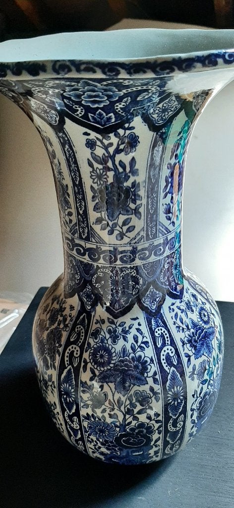 Vase Boch, 34 cm, Comme neuf, Enlèvement, Autres matériaux