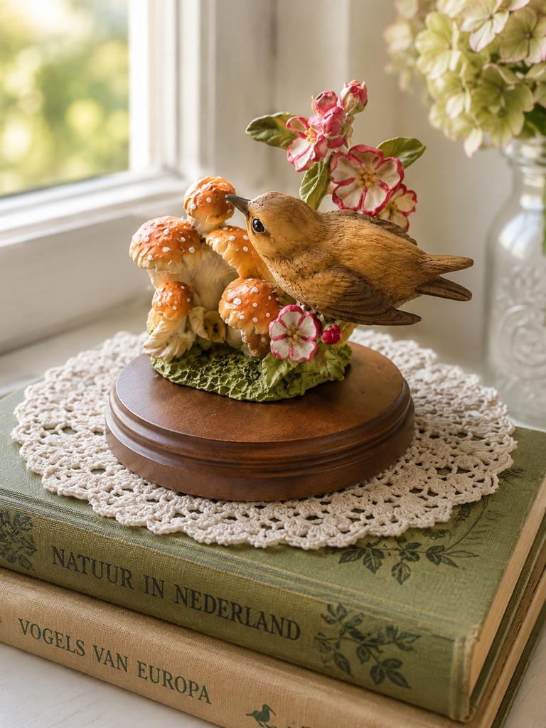 Vintage Leonardo Collection Nature Studies winterkoninkje, Ophalen, Zo goed als nieuw