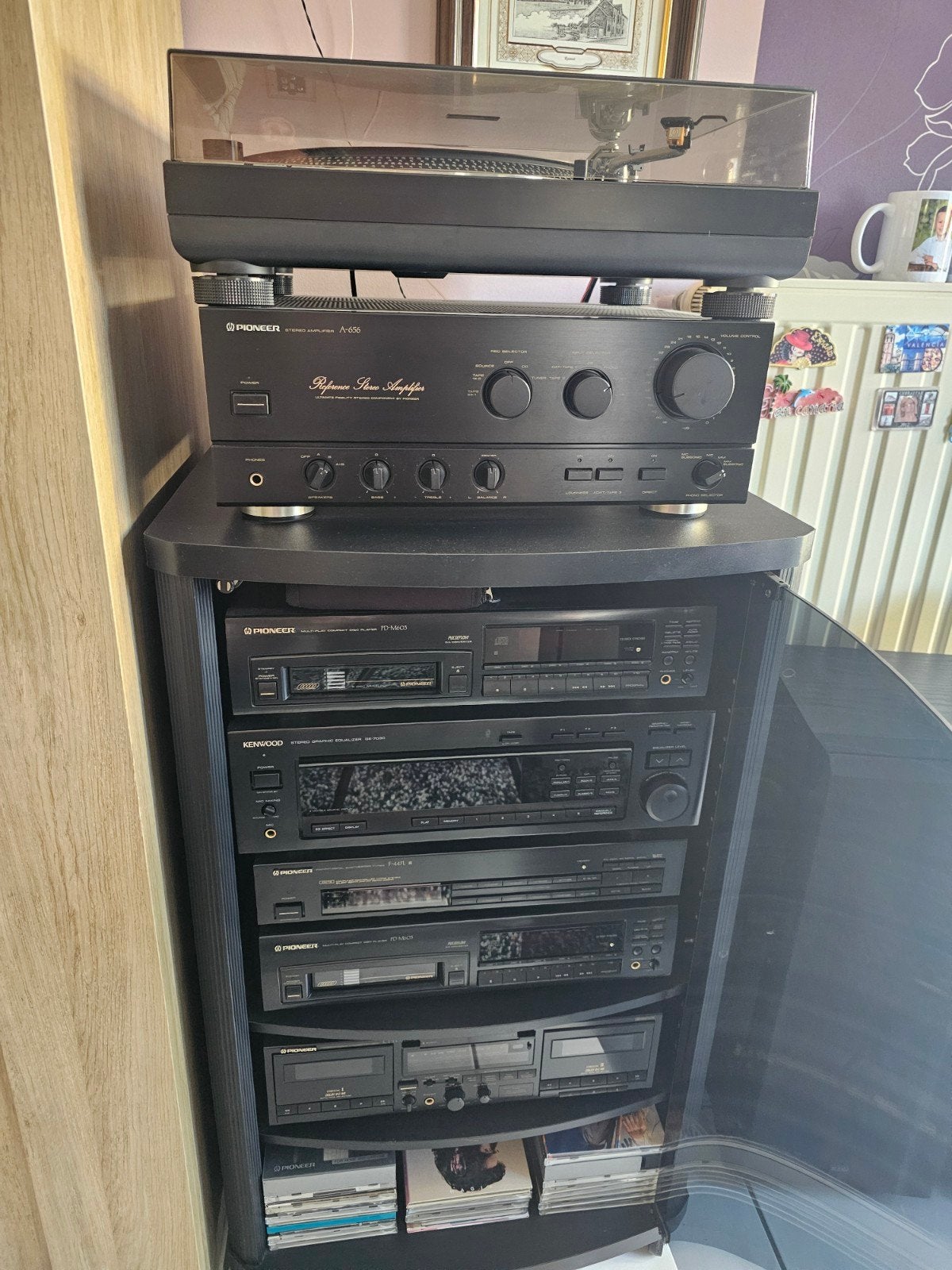 Chaîne stéréo complète Pioneer et Kenwood. Et Bowers, Wilkin, TV, Hi-fi & Vidéo, Haut-parleurs, Comme neuf, Enlèvement, Pioneer