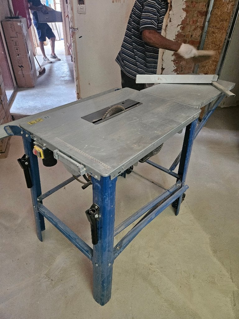 Tafelcirkelzaag Scheppach TS310, Enlèvement, Scie circulaire