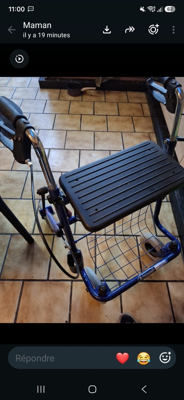 déambulateur/rollator à 4 roues, Divers, Enlèvement