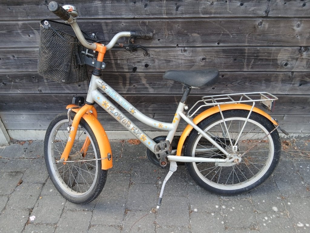 Kinderfiets vanaf +/- 5 à 6 jaar, Ophalen, Gebruikt, Velgrem, 20 inch of meer