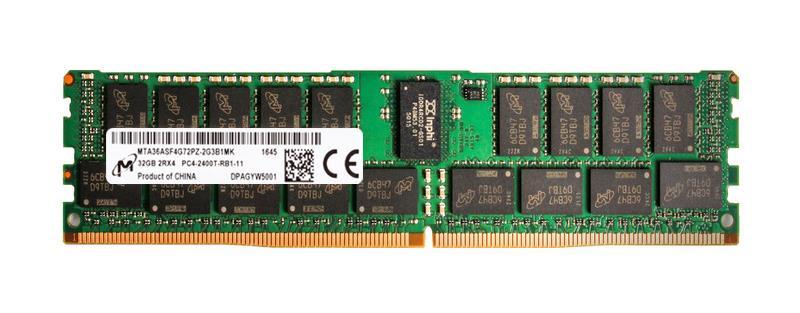 32GB 2Rx4 PC4-2400T DDR4-2400 Registered ECC, Micron, Computers en Software, RAM geheugen