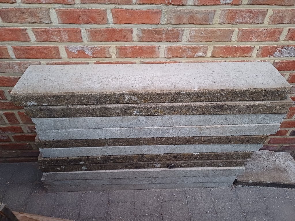 Boordstenen, Moins de 25 cm, Enlèvement, Utilisé, 100 à 200 cm