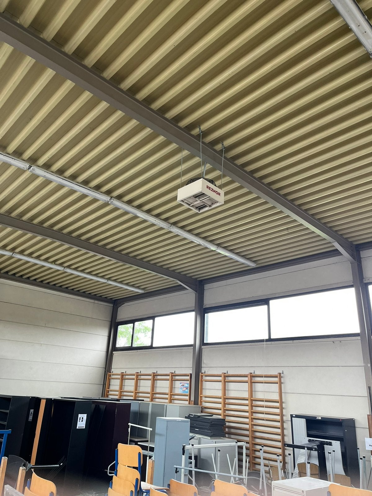 2 x luchtverwarmer + ventilator, Doe-het-zelf en Bouw, Verwarming en Radiatoren, Ophalen