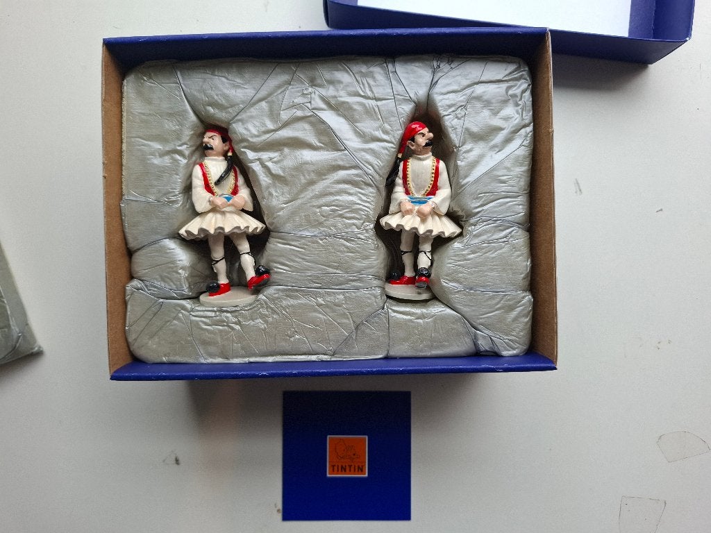 PIXI TINTIN DUPONDT SYLDAVES BOITE + CERTIFICAT TBE, Ophalen of Verzenden, Zo goed als nieuw, Overige typen