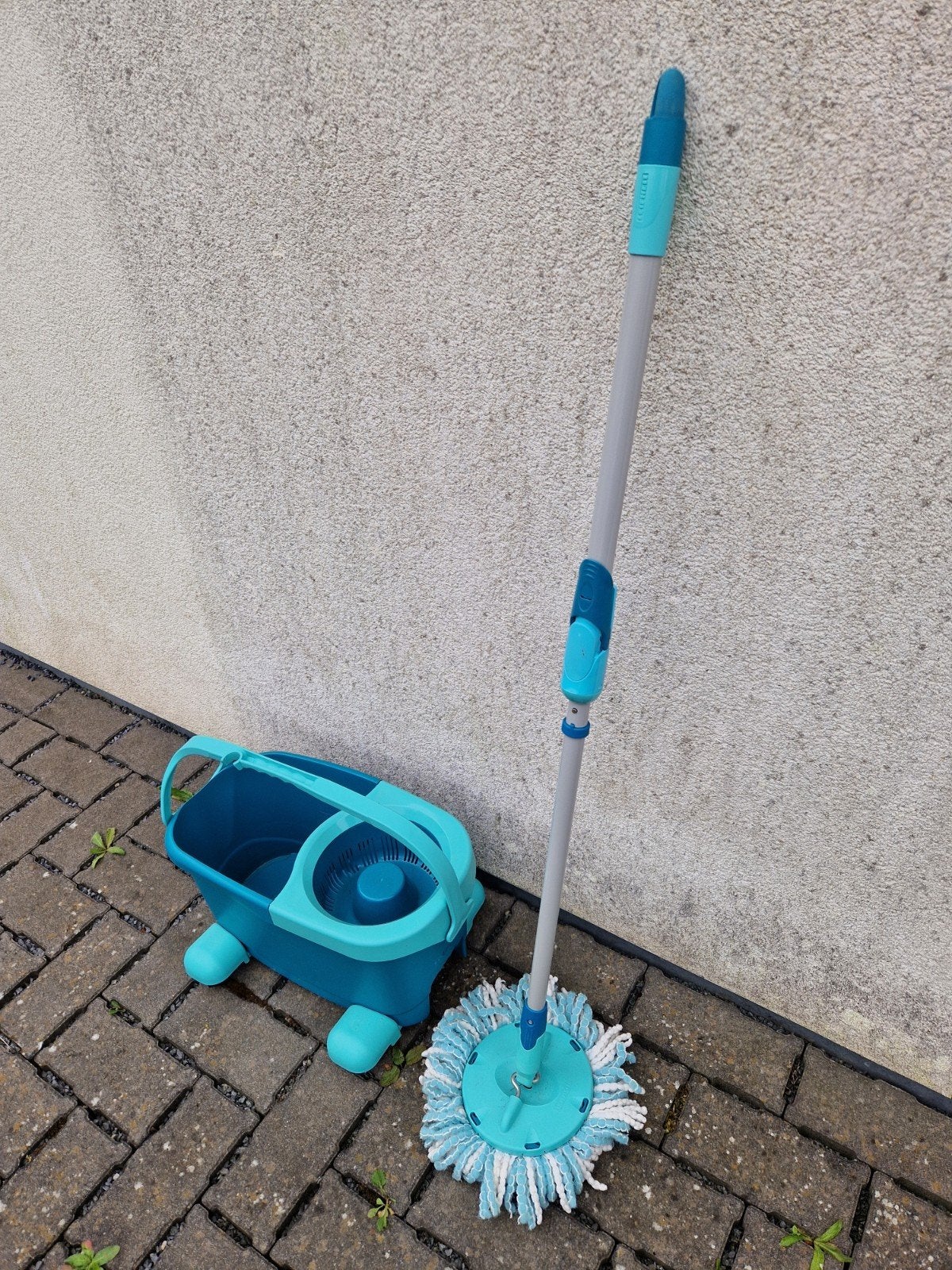 Leifheit Twist mop clean ergo set met rolwagen, Huis en Inrichting, Ophalen, Mop of Dweil