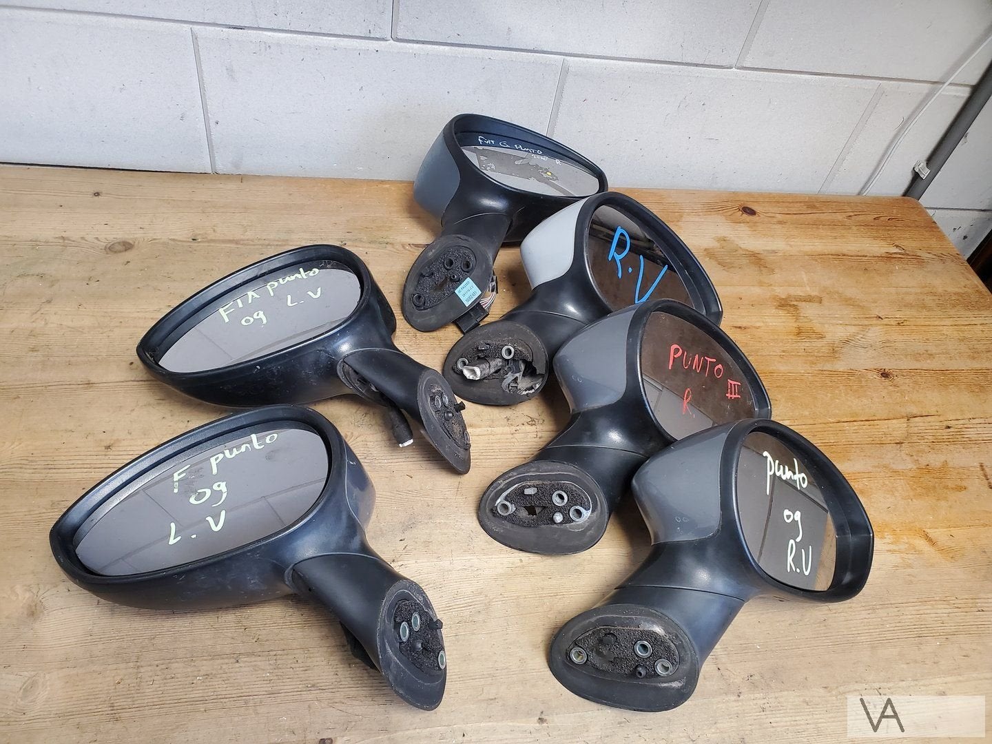 Fiat Grande Punto / Punto evo spiegel links rechts €30, Gebruikt, -, -, Ophalen of Verzenden