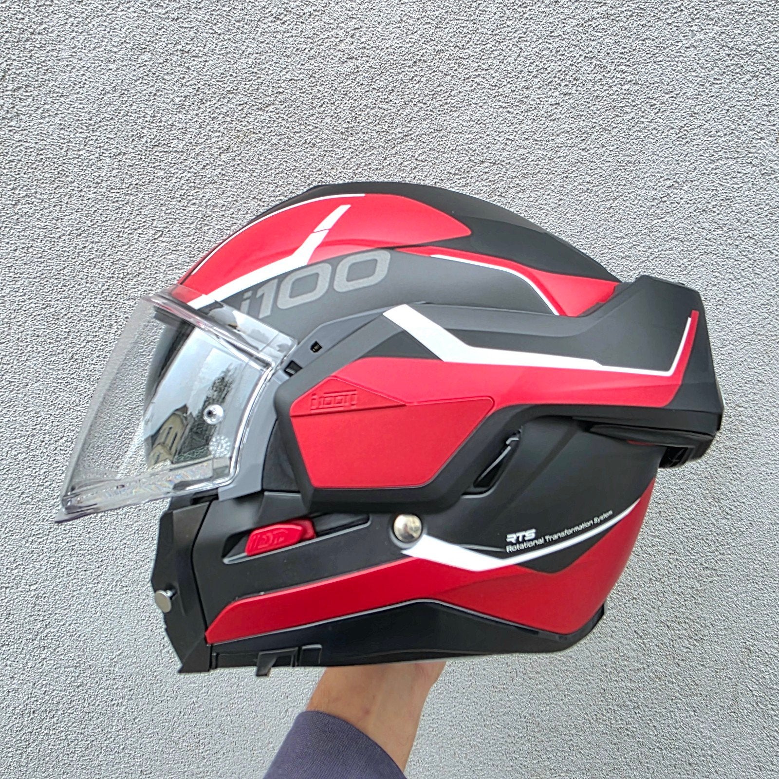 casque hjc modulable neuf, Motos, Enlèvement ou Envoi, L, HJC
