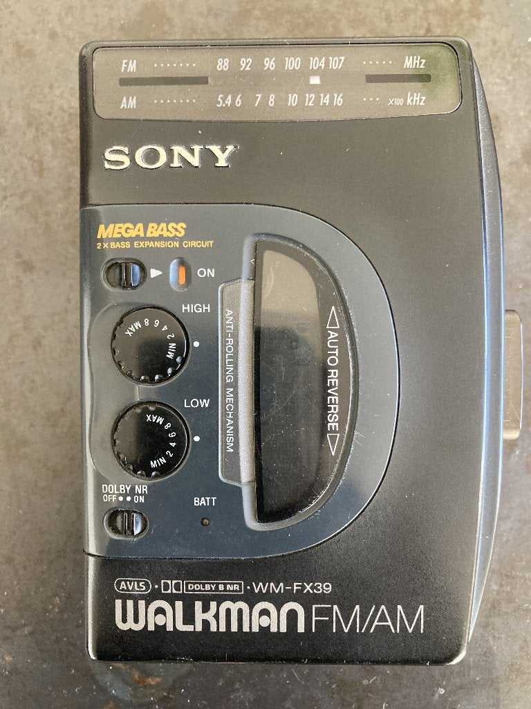 Sony Walkman WM-FX39 FM/AM — Mega Bass, Ophalen, Walkman