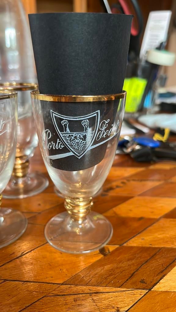 Porto feist lot de 4 verree, Ophalen of Verzenden, Zo goed als nieuw