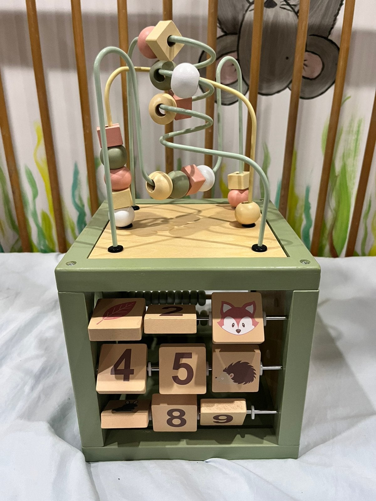 Laavir Houten Activiteitenkubus Baby, Enfants & Bébés, Enlèvement, Comme neuf, Autres types