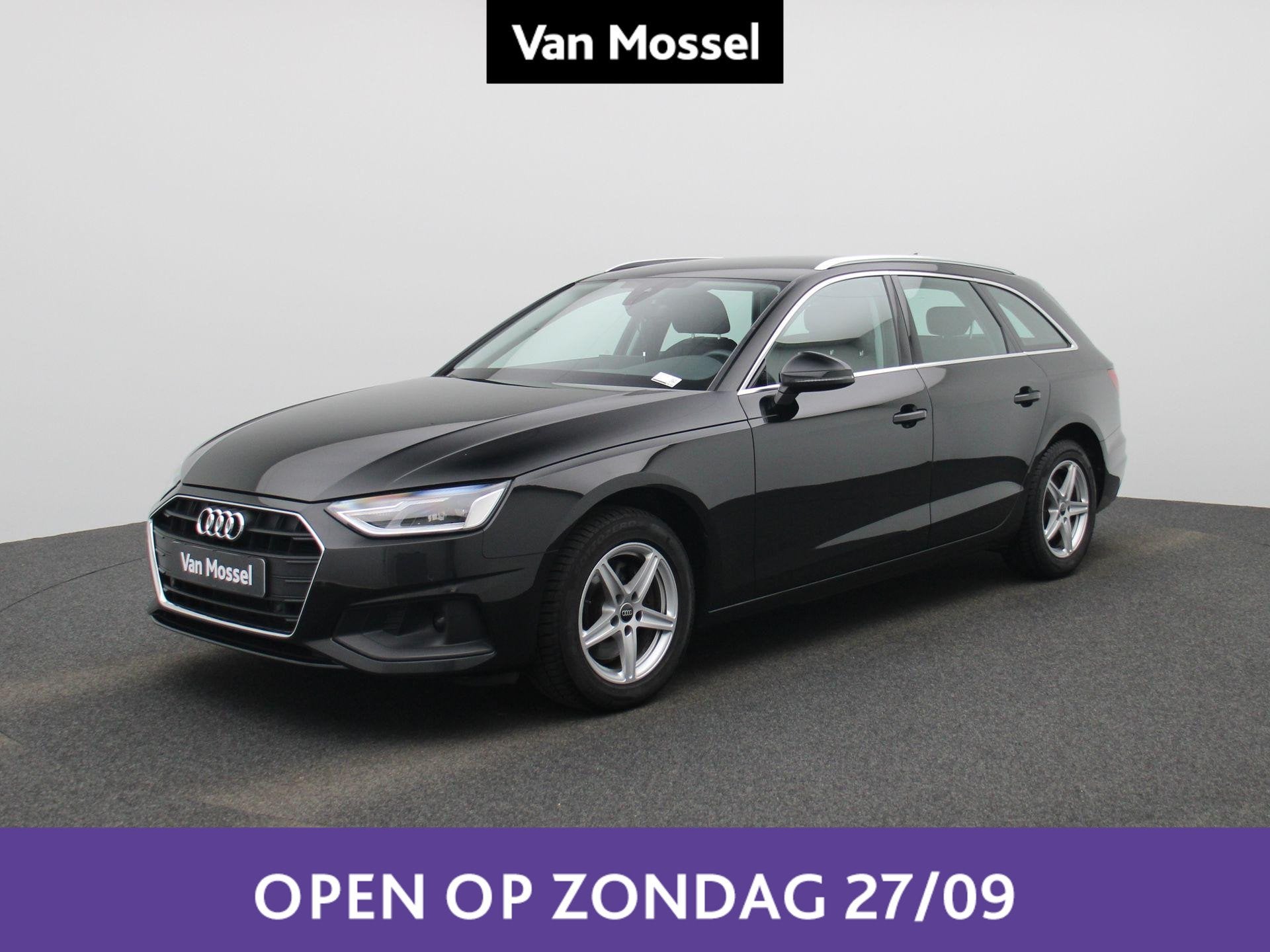 Audi A4 Avant 2.0 30 TDi 100kW S tronic Attraction B.E, Auto's, Stof, Zwart, 4 cilinders, 136 pk