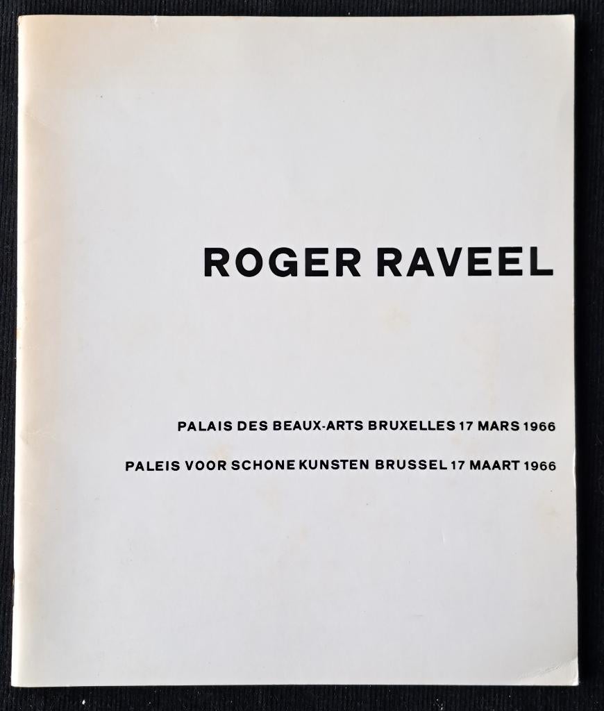 Roger Raveel Beaux-Art Bruxelles 17 Mars 1966 zeldzaam, Enlèvement ou Envoi, Utilisé, Raveel