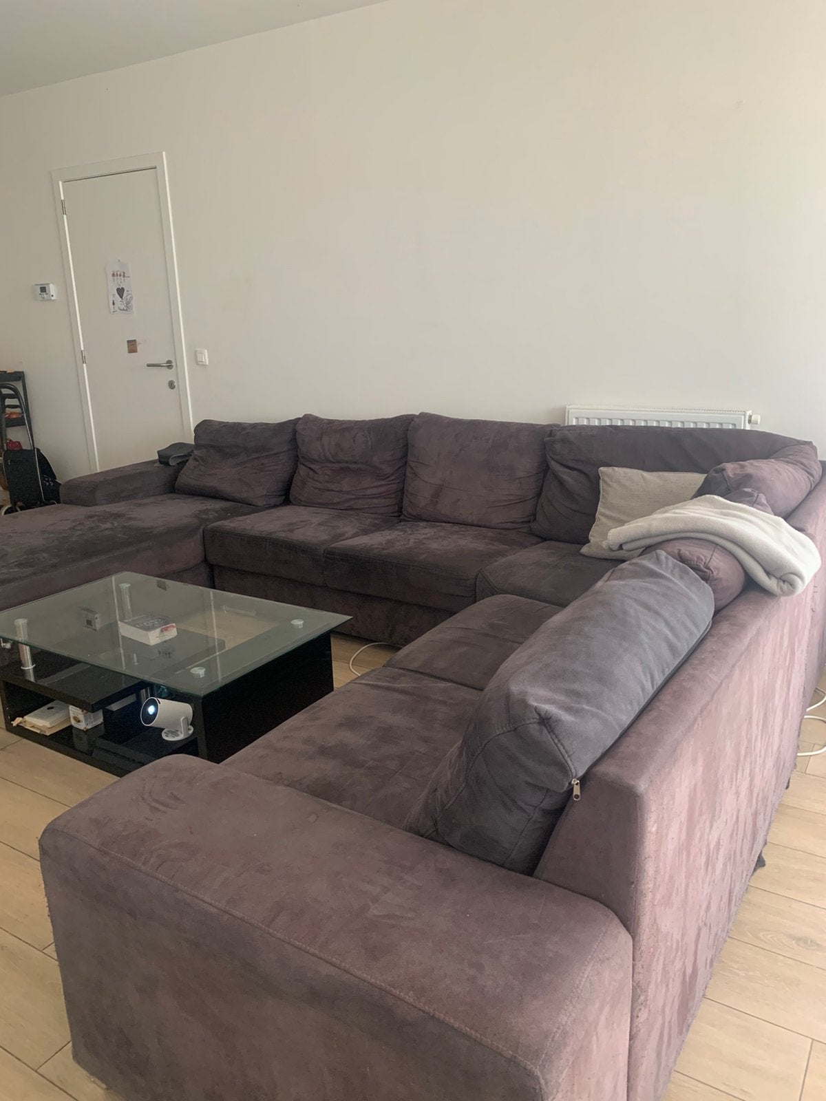 Canapé + table, Maison & Meubles, Canapés | Coins salons complets, Enlèvement, Utilisé