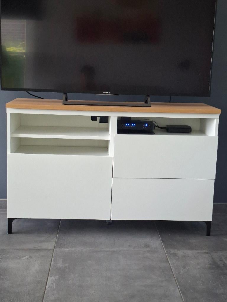 Meuble tv besta (IKEA), Ophalen, 100 tot 150 cm, Zo goed als nieuw, Minder dan 100 cm