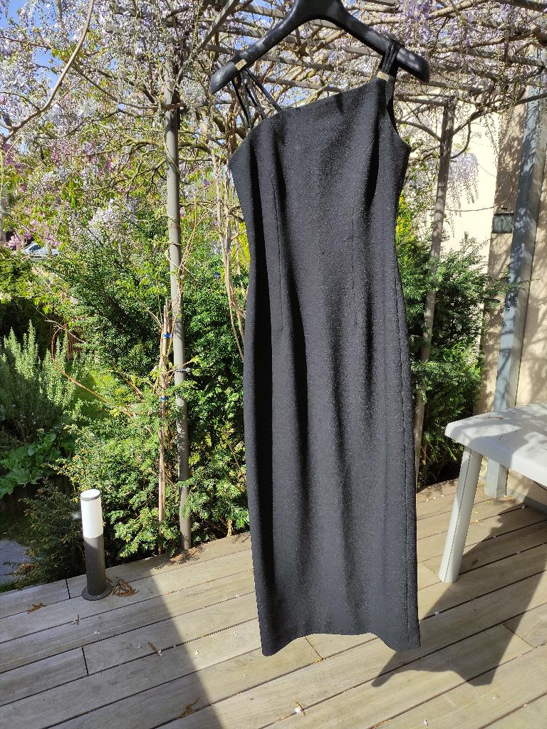 robe soirée noire, Taille 38/40 (M), Enlèvement ou Envoi, Robe de cocktail, Comme neuf