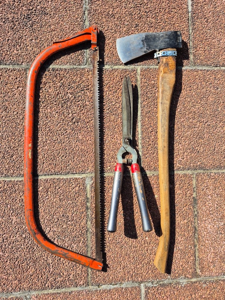 Cisaille, scie & Hache/cognée, Bricolage & Construction, Enlèvement, Utilisé, Autres types