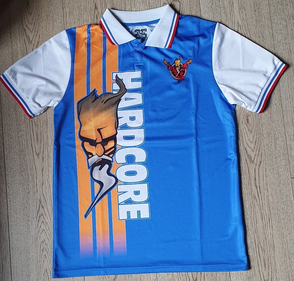 Soccer Thunderdome 25 Years (1992-2017), Maat 52/54 (L), Blauw, Thunderdome, Ophalen of Verzenden