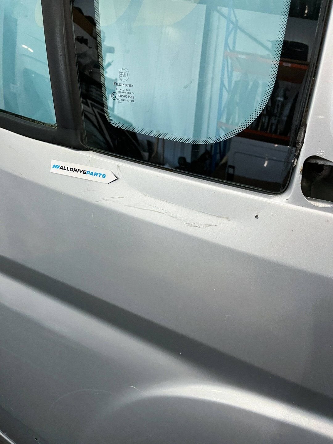 Voorportier rechts voor Peugeot Boxer grijs 9004Y1, Gebruikt, -, Deur, -