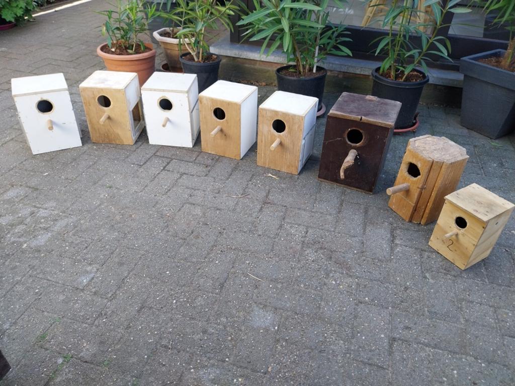 8 Nestkasten, Dieren en Toebehoren, Vogels | Toebehoren, Ophalen