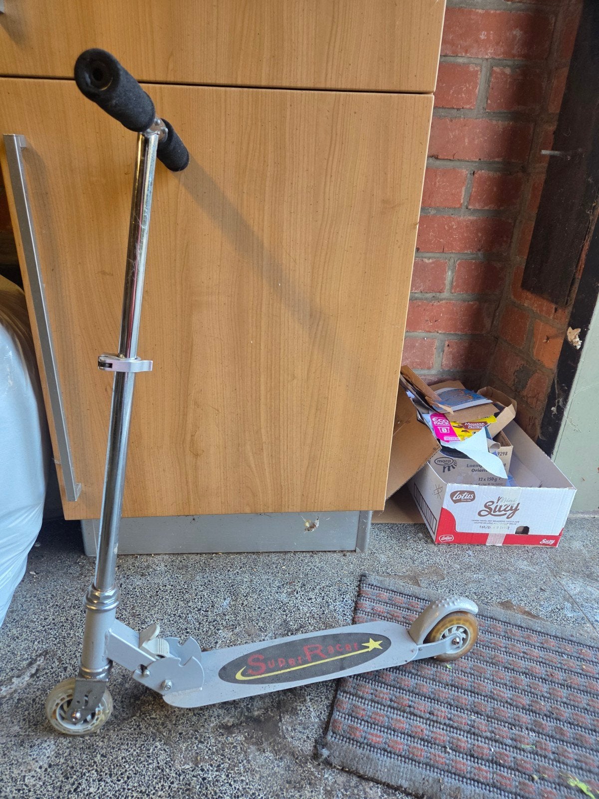 kinderstep super racer, Kinderen en Baby's, Ophalen, Gebruikt